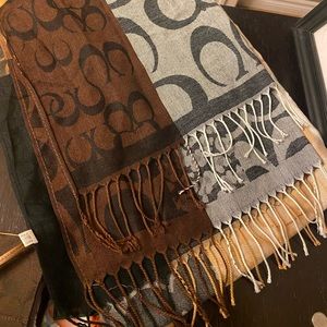 Faux Coach scarf/wrap